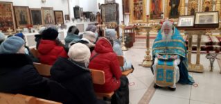В воскресенье 21 февраля 2021 года в Вознесенском соборе г. Ржева состоялась беседа на тему притчи о мытаре и фарисее